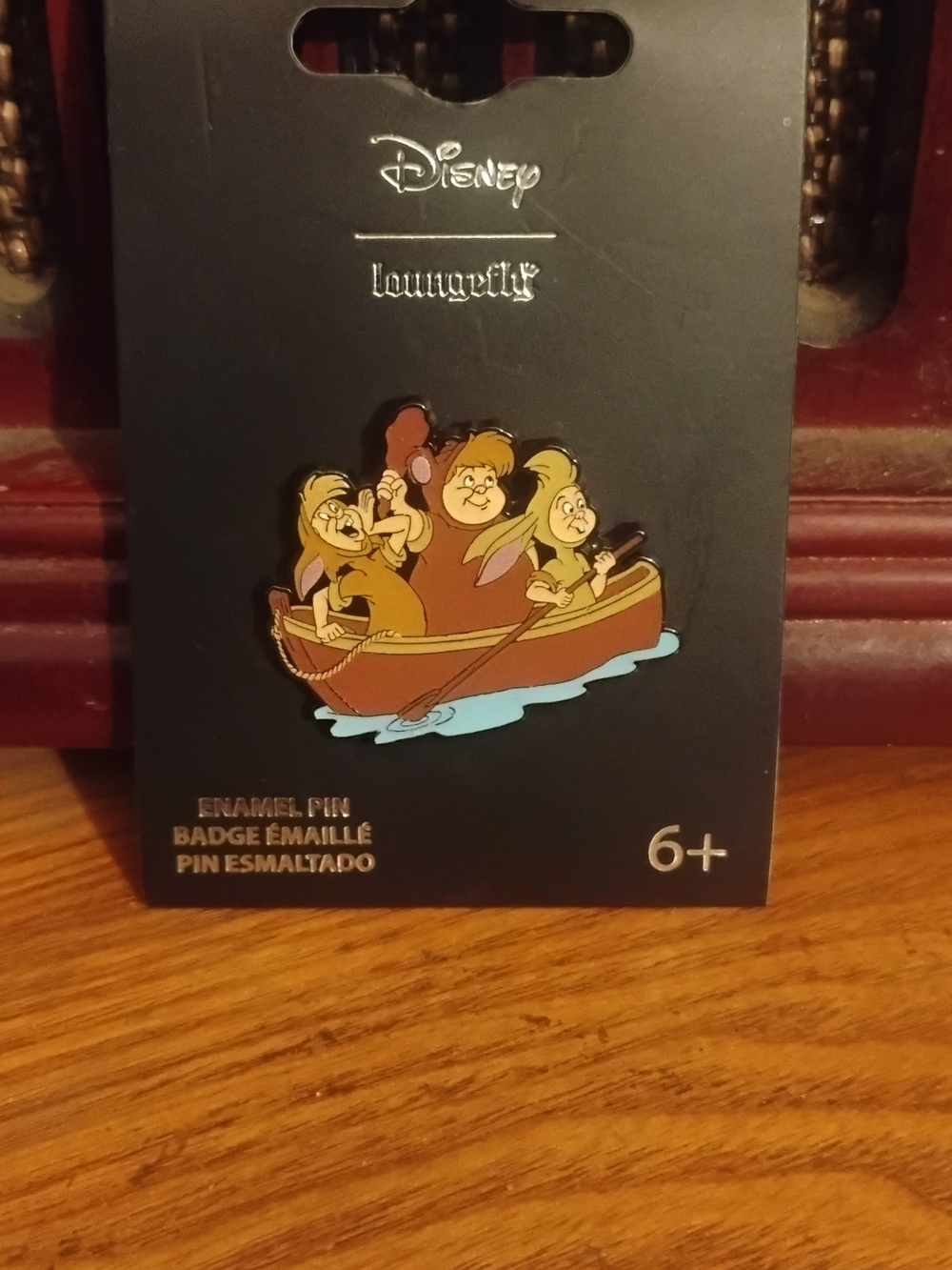 Disney Loungefly Peter Pan Lost Boys in Canoe Enamel Pin